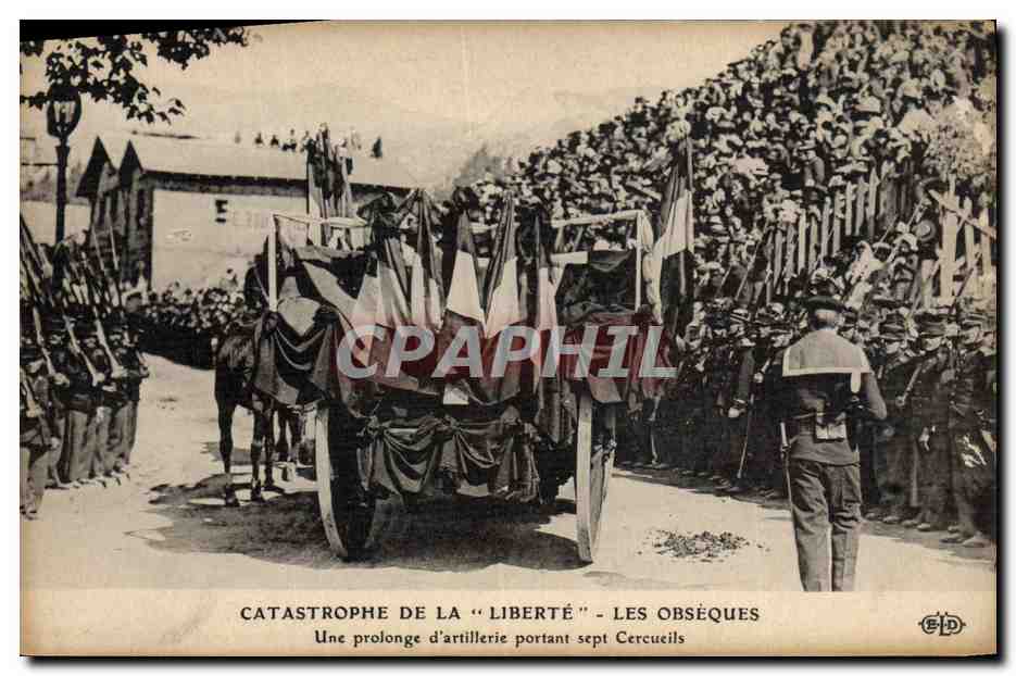 Catastrophe de la "Liberté" — Les obsèques — Éditeur ELD