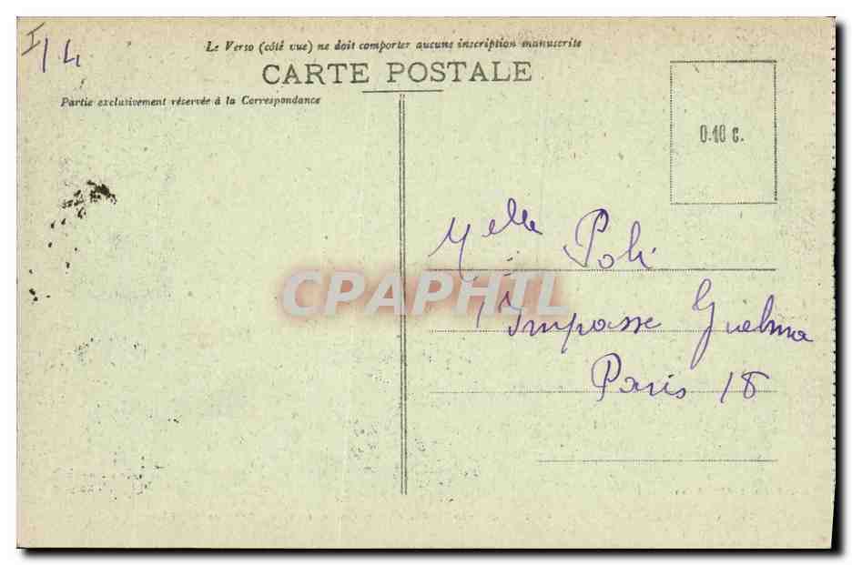 CPA Dreux Chapelle Saint Louis Tombeau de Madame Adelaide soeur du roi Louis Philippe  — Rückseite