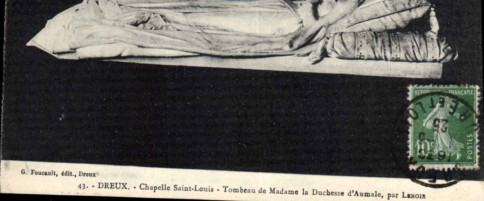 Dreux - Chapelle Saint-Louis - Tombeau de Madame la Duchesse d'Aumale, par Lenoir