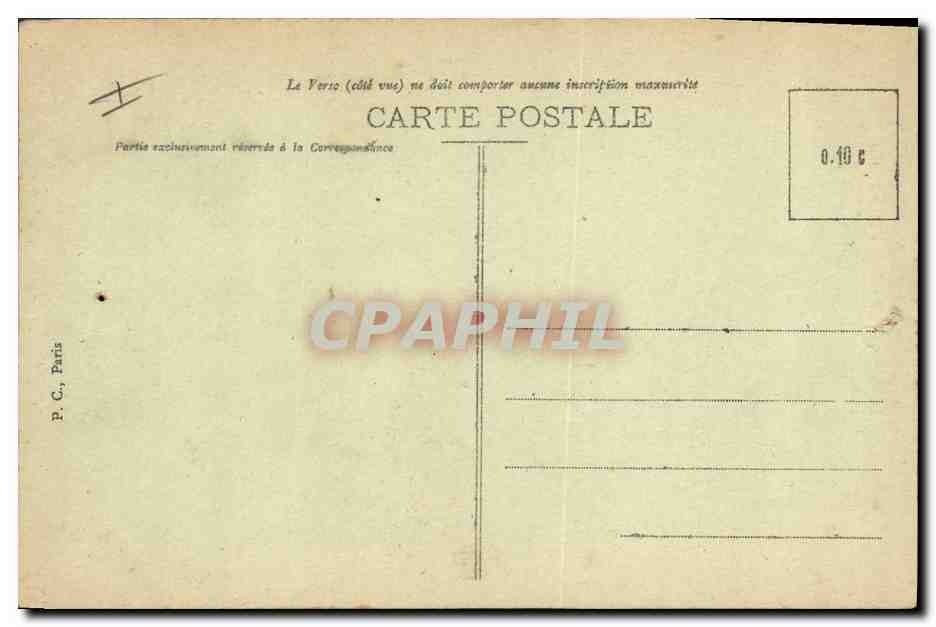 CPA Sante Gloire a Pasteur  — Rückseite