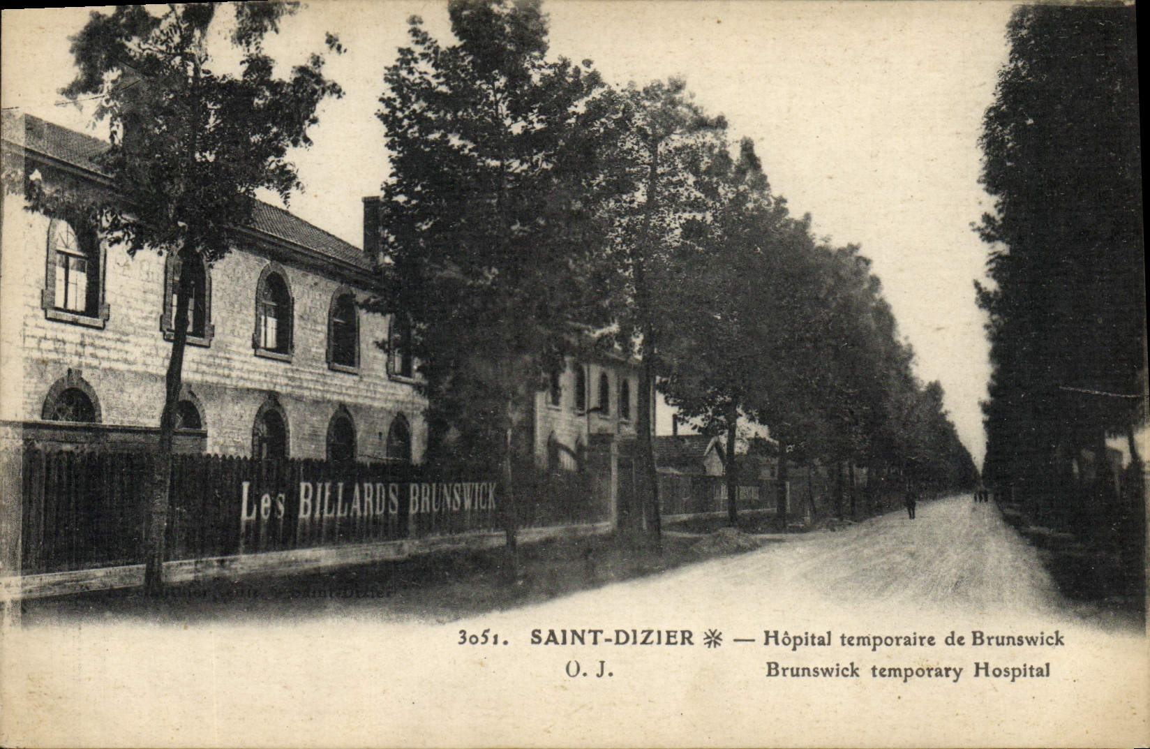 Saint-Dizier — Hôpital temporaire de Brunswick — O.J. n°3051