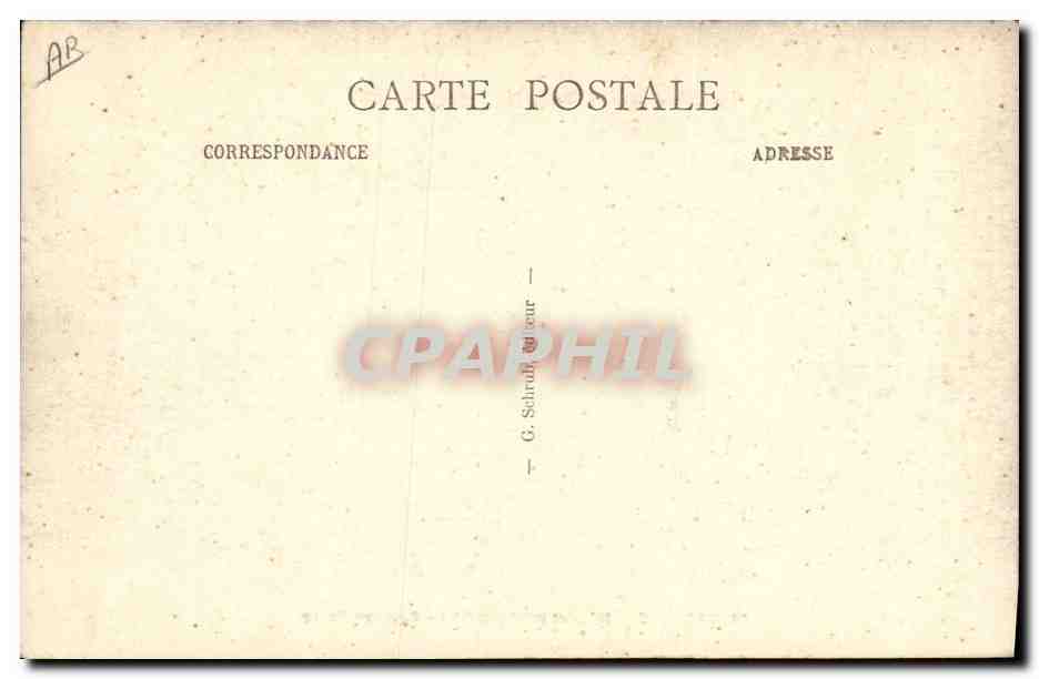 Mayence — Hôpital militaire N° I - Pavillon Percy — Verso