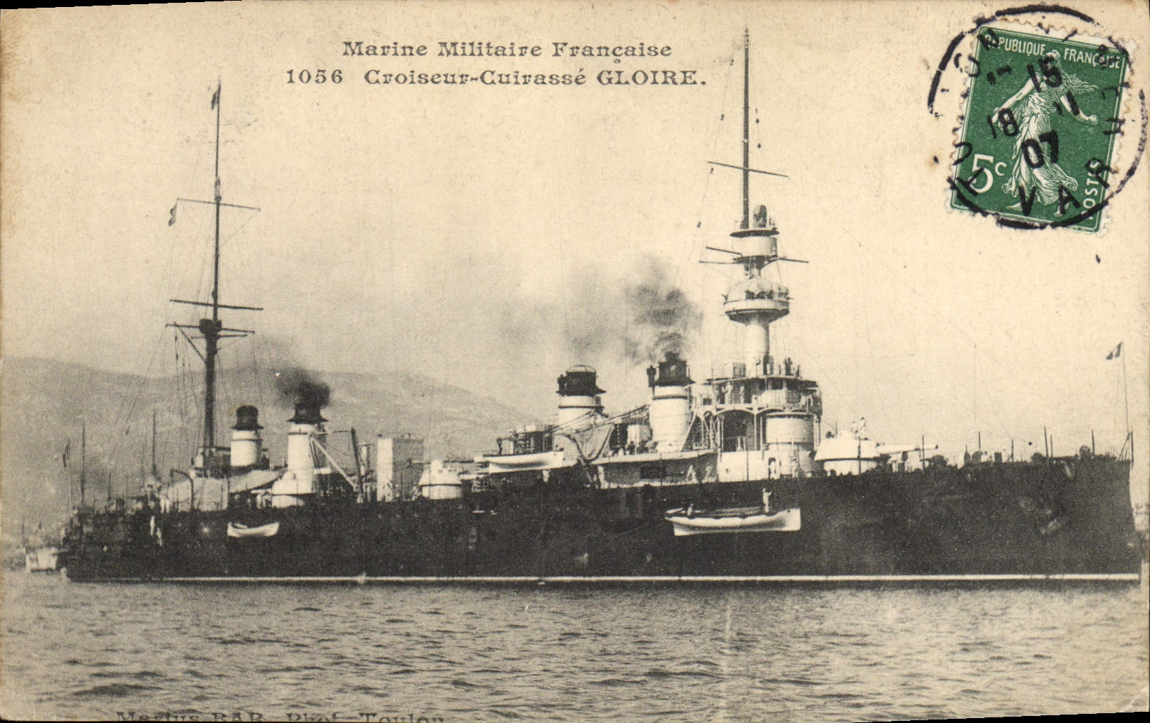 CPA Bateau Croiseur Cuirasse Gloire