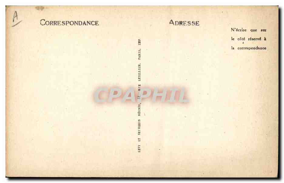 CPA Bateau Le Gueydon — Verso