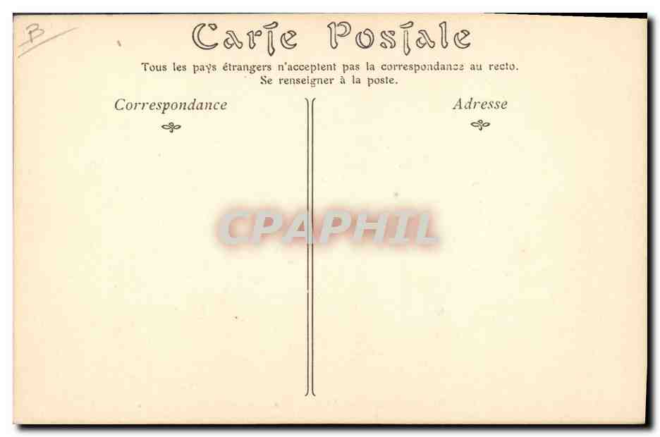 CPA Bateau Le pont du croiseur cuirasse Gloire — Verso