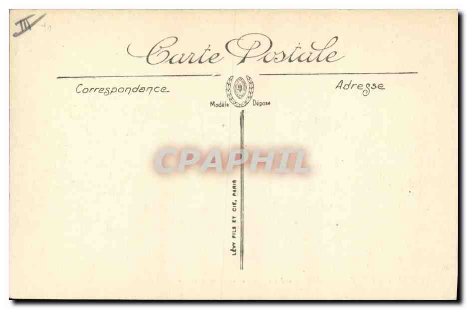 CPA Bateau La Gloire Croiseur cuirasse — Verso