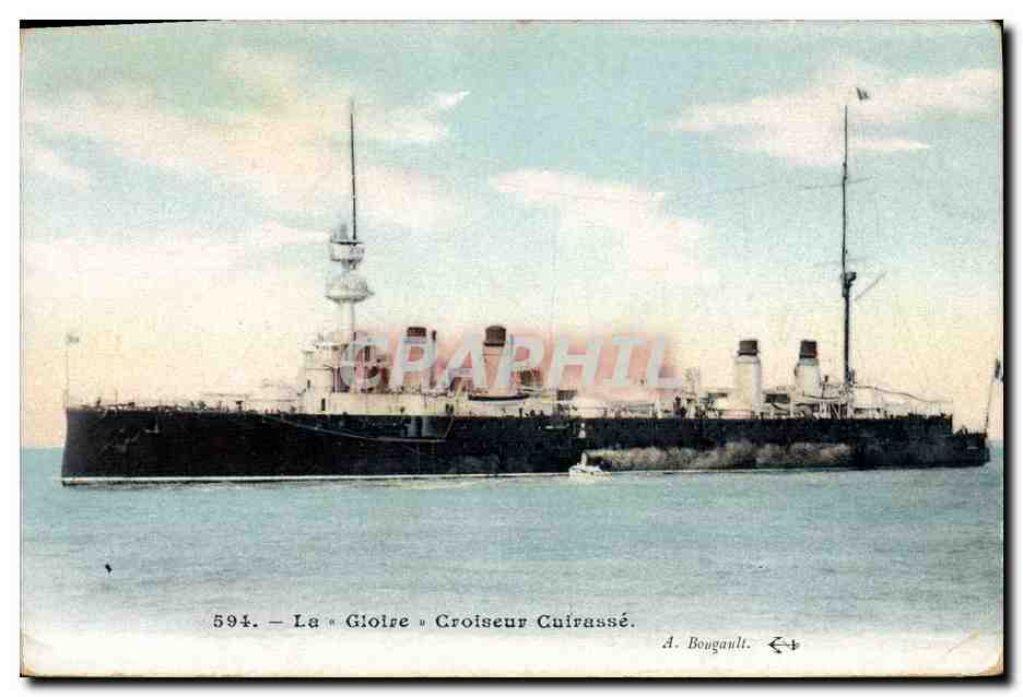 CPA Bateau La Gloire Croiseur cuirasse