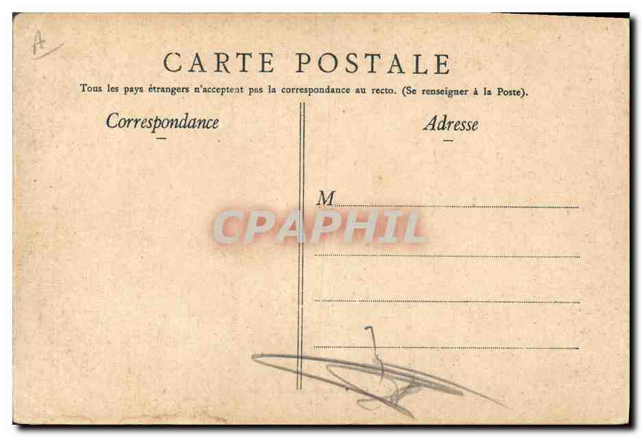 CPA Bateau La Gloire Croiseur cuirasse — Verso