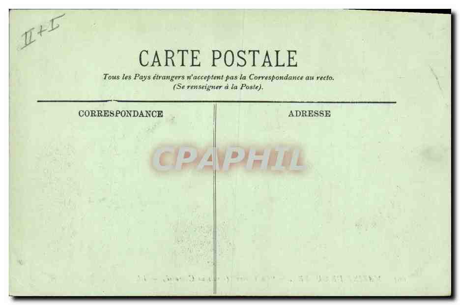 Marine de Guerre — 'La Gloire' (Croiseur Cuirassé) — LL. — CPAPHIL 124 — Verso