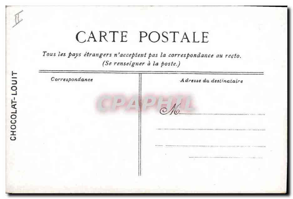 CPA Bateau Le Gaulois Cuirasse de 1er classe — Verso