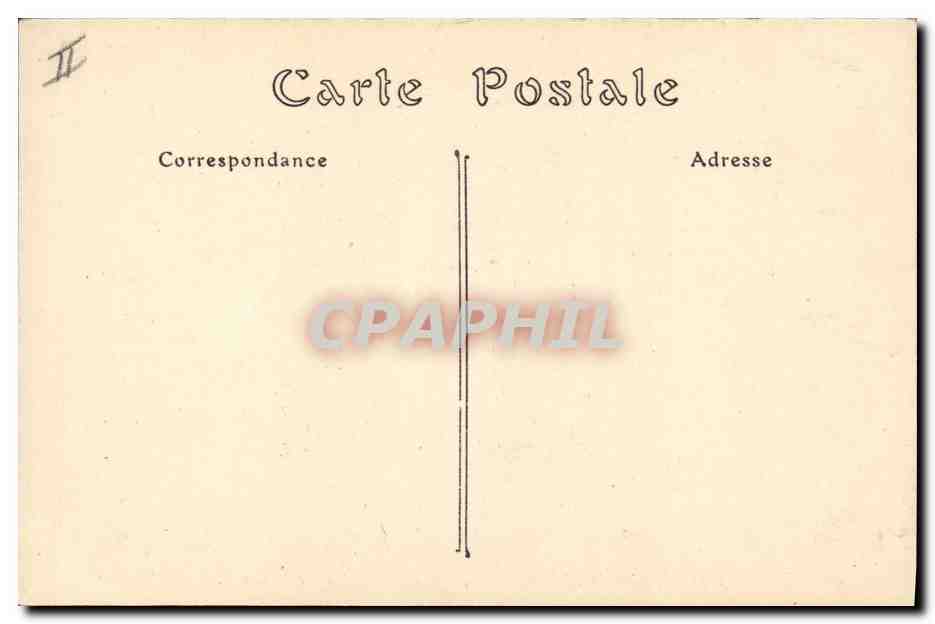 CPA Bateau Port militaire de Brest Sortie du cuirasse Le Hoche — Verso