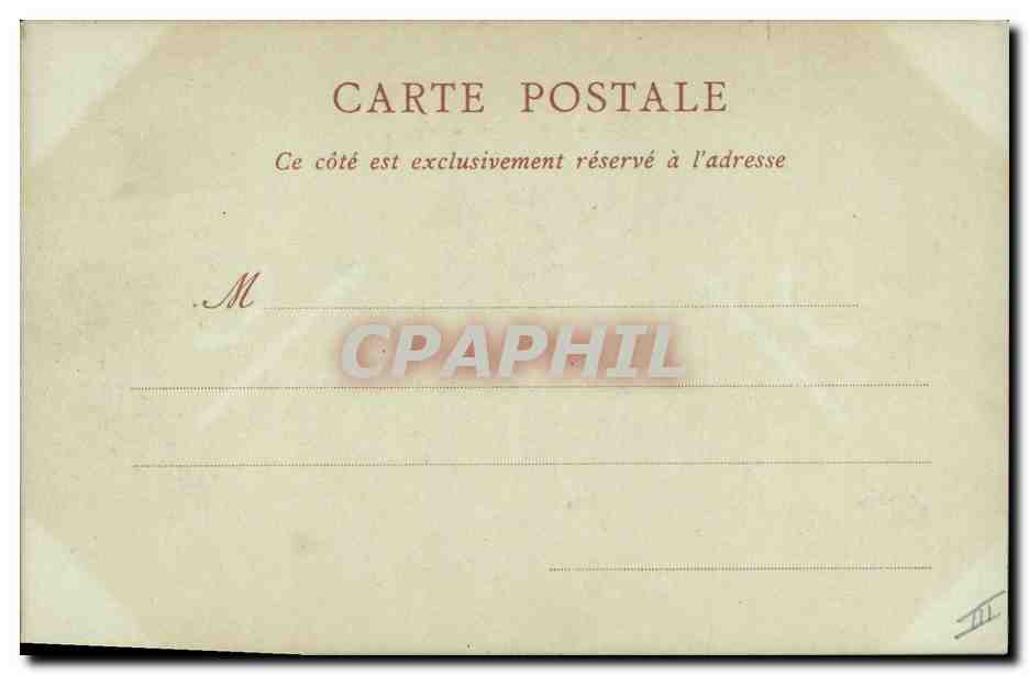 CPA Bateau Port militaire de Brest Sortie du cuirasse Le Hoche — Verso