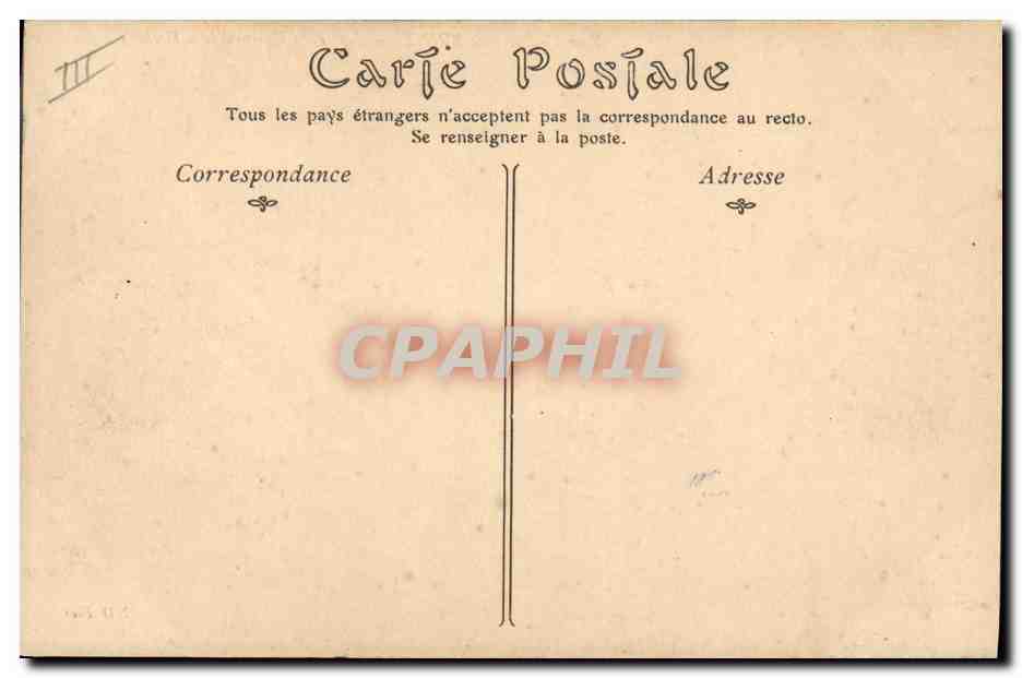 CPA Bateau Port militaire de Brest Sortie du cuirasse Le Hoche — Verso