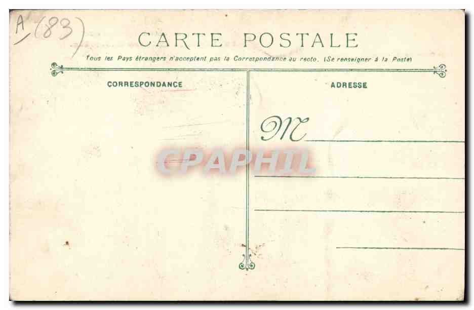 CPA Bateau Hoche Cuirasse a tourelles — Verso