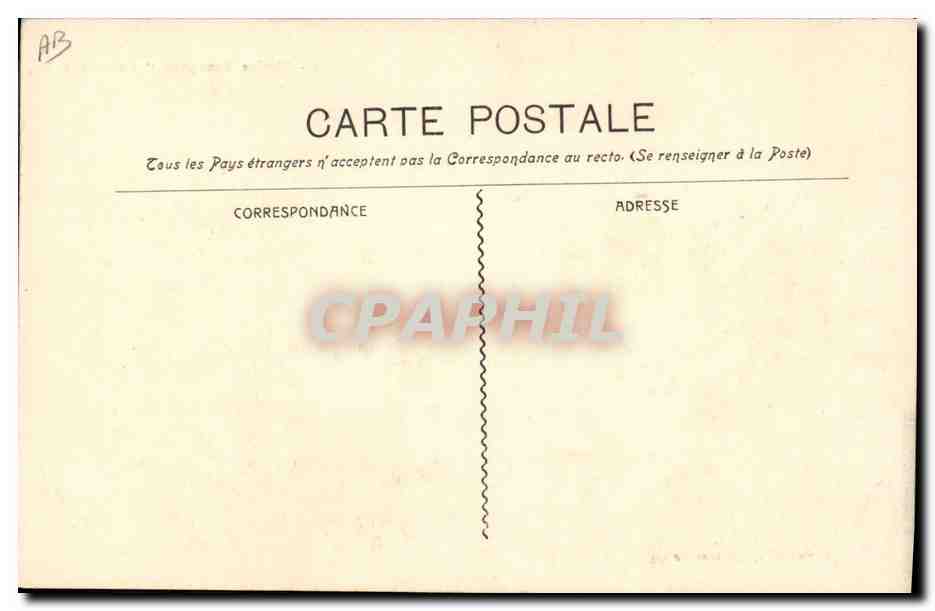 Bateau de guerre français "Le Hoche" — série 962 — Guende phot. Marseille — Verso