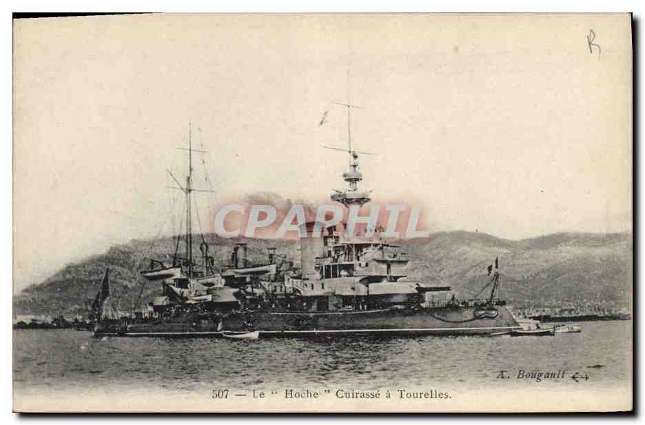 Le "Hoche" Cuirassé à Toulon — A. Bougault n°507