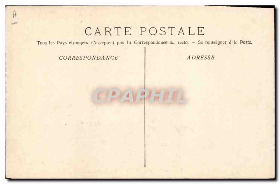 Le "Hoche" Cuirassé à Toulon — A. Bougault n°507 — Verso