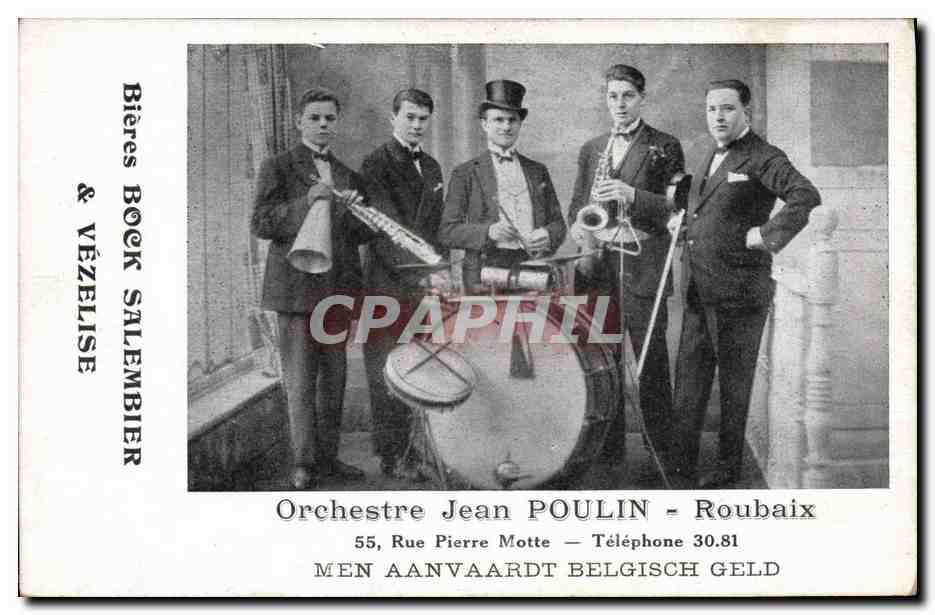Orchestre Jean POULIN — Roubaix — Bières BOCK SALEMPLIER
