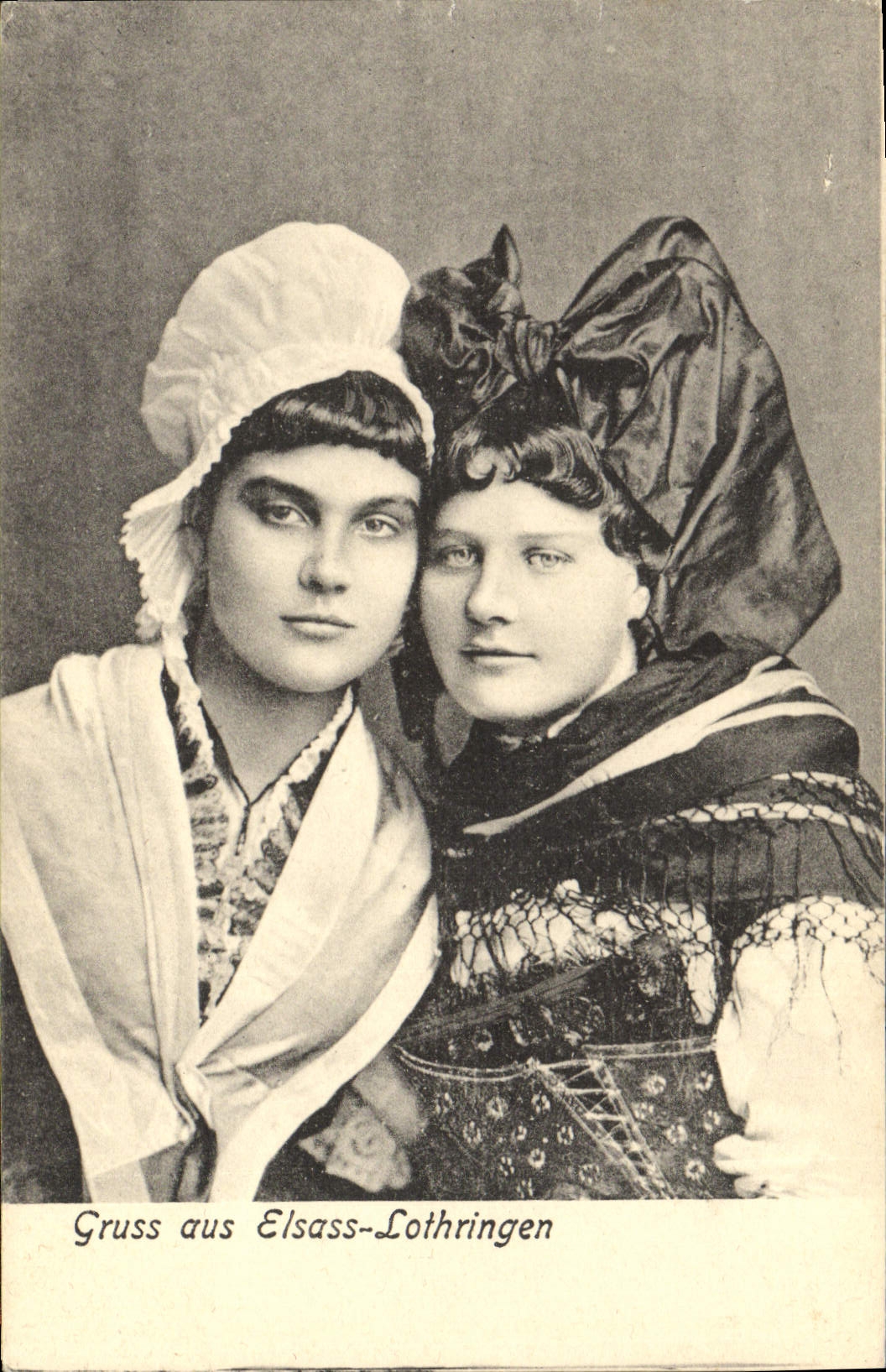 CPA Folklore Alsace Lorraine 