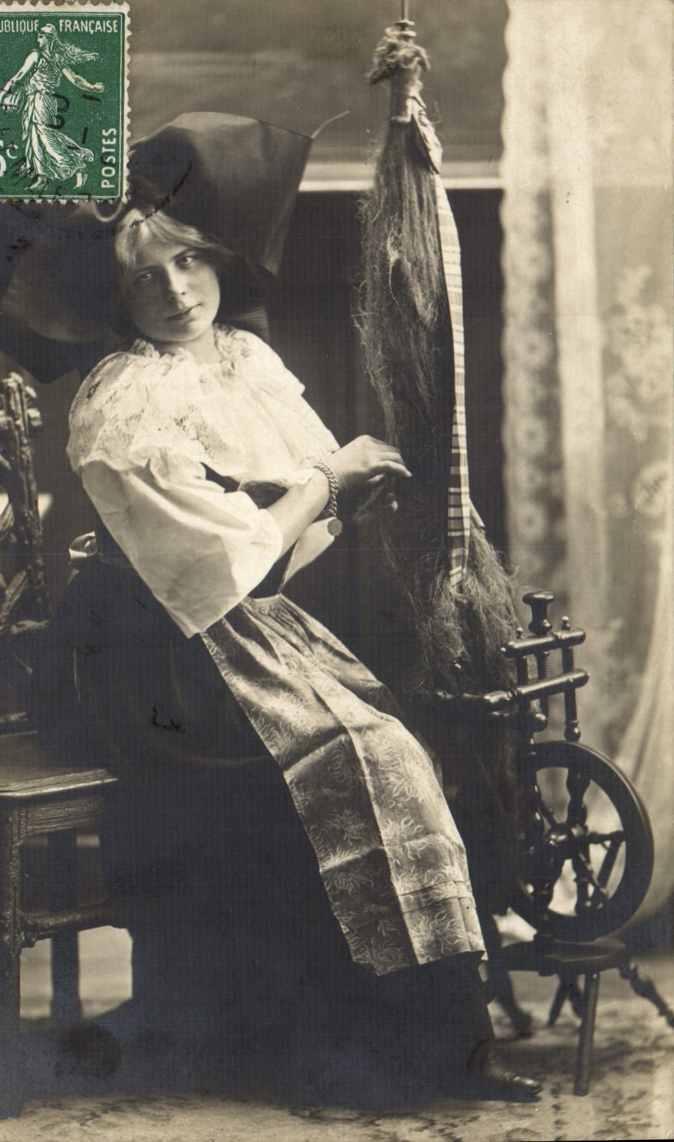 CPA Folklore Alsace 