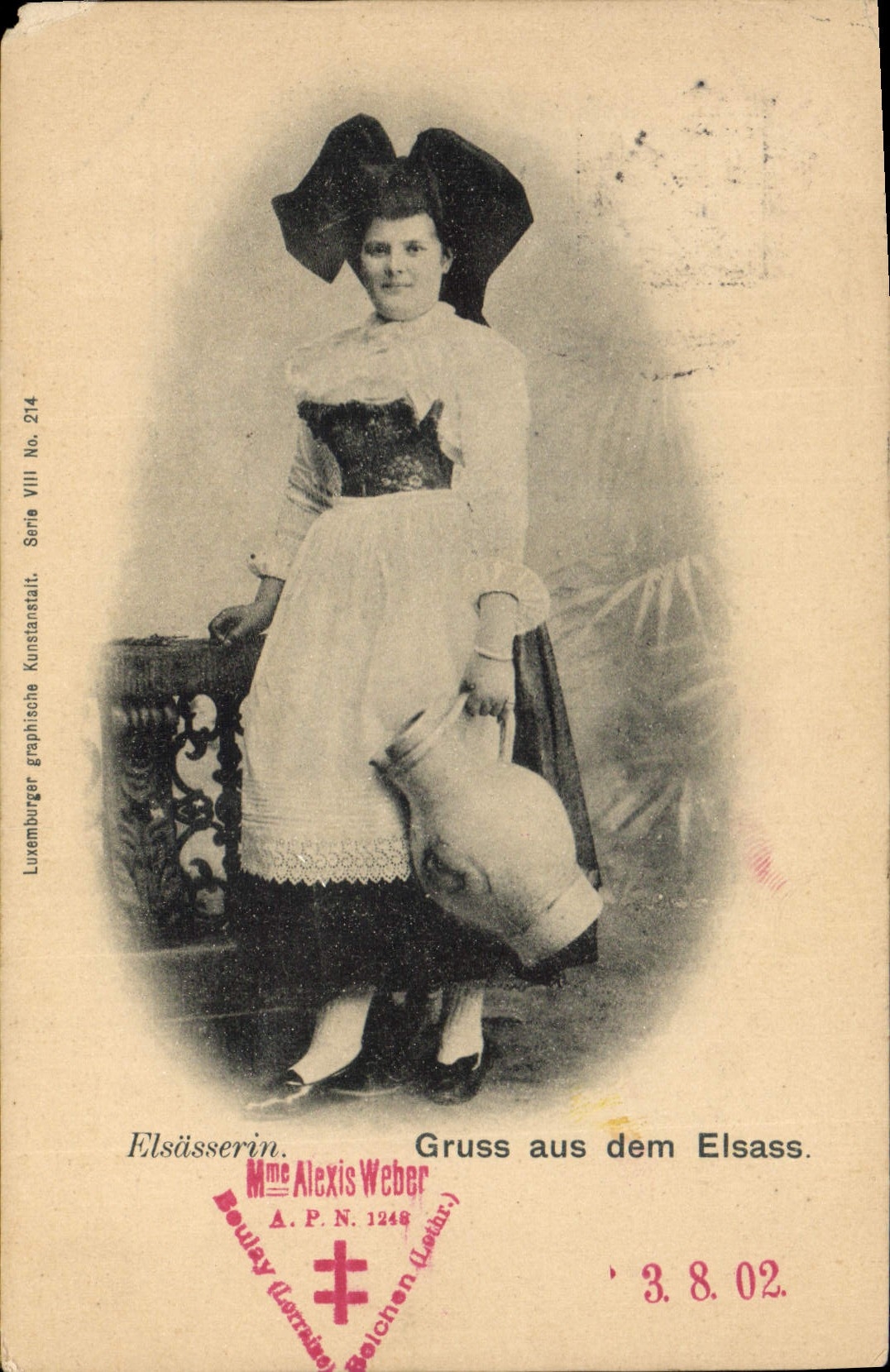 CPA Folklore Alsace 