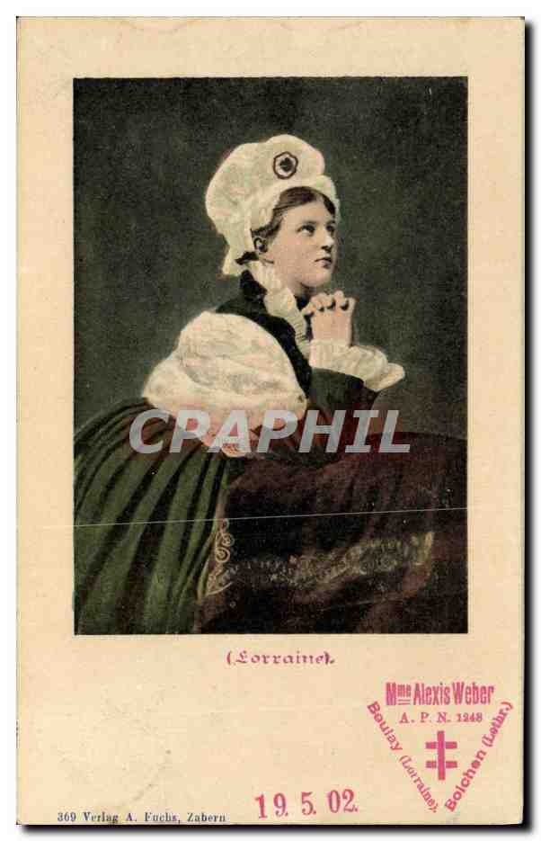 CPA Folklore Lorraine 