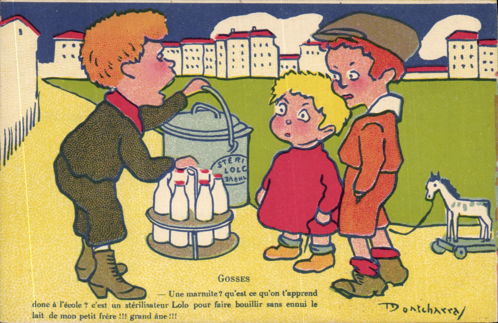 CPA Fantaisie Illustrateur Enfants Gosses 
