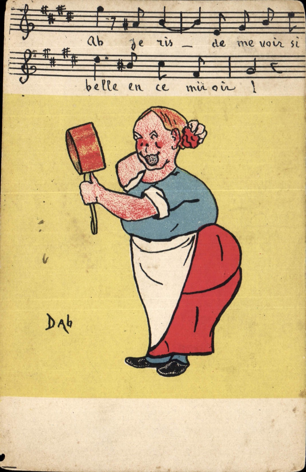 CPA Fantaisie Illustrateur Femme 