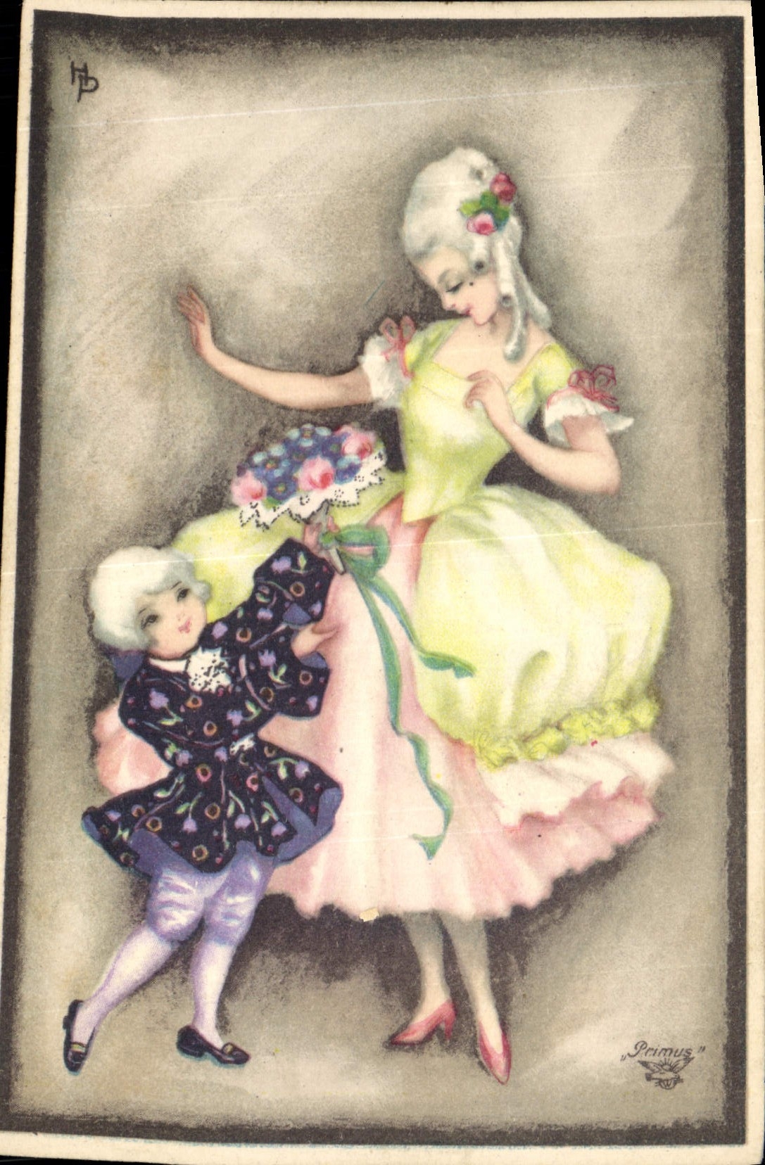 CPA Fantaisie Illustrateur Femme 