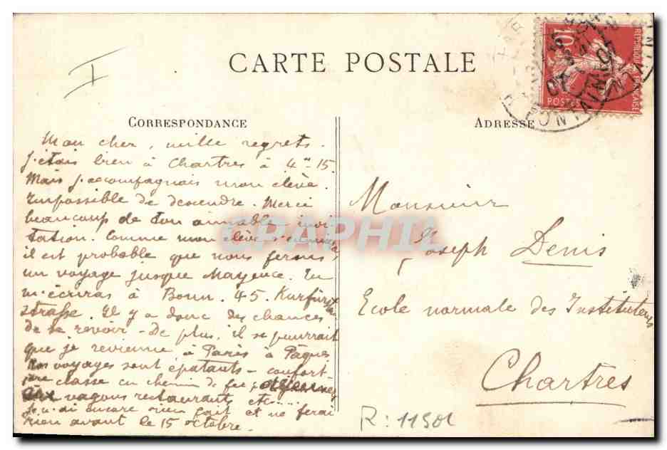CPA Fantaisie Illustrateur J'arrive de Pontoise Gustave Dore  — Rückseite