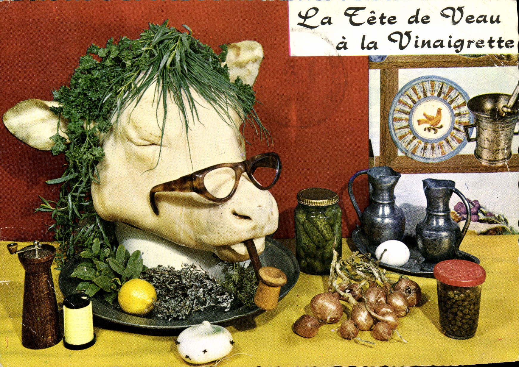 CPM La Tete de Veau a la vinaigrette 