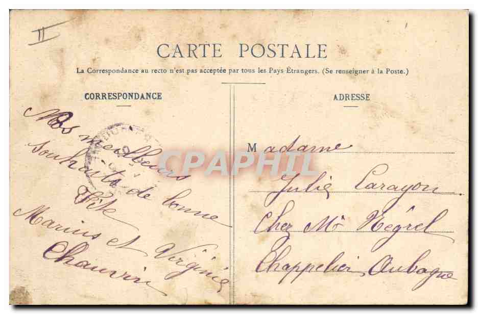 CPA Fantaisie Enfant  — Rückseite
