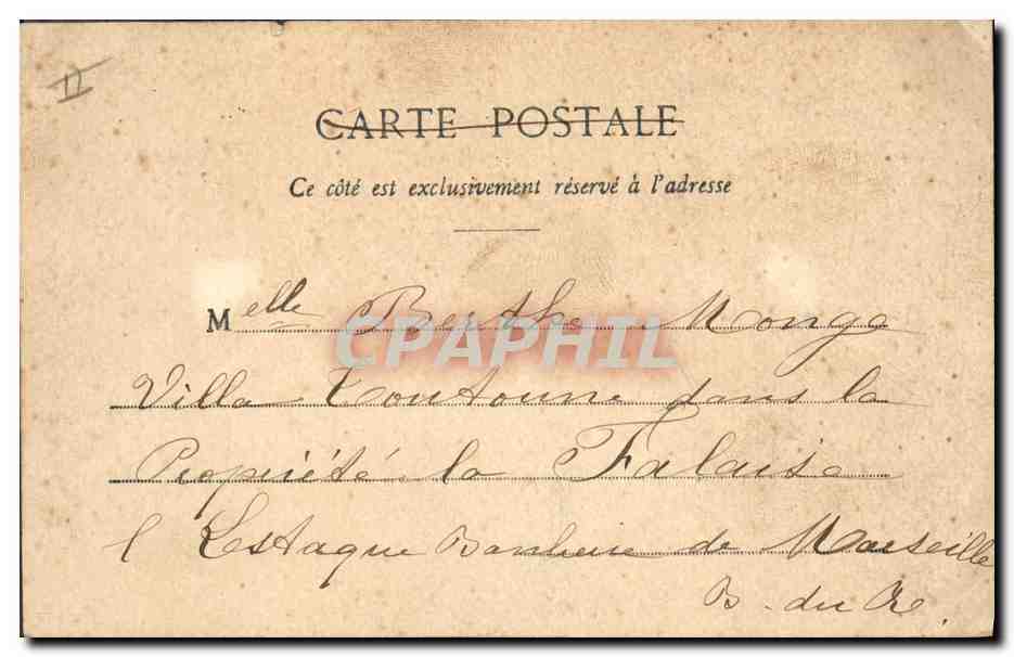 CPA Fantaisie Enfants Le droit de passage Chasse Chasseur — Rückseite
