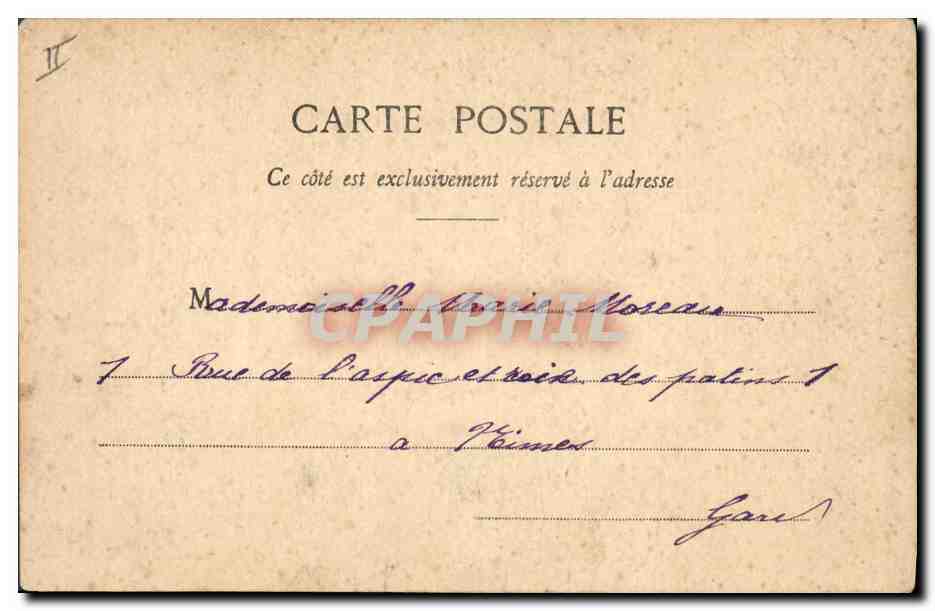 CPA Fantaisie Enfants Benedicite  — Rückseite