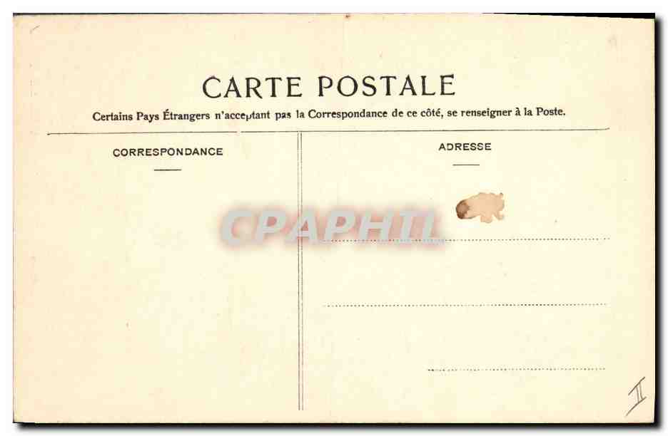 CPA Gargouille Paris Notre Dame Chimeres Corps femme Tour Sud — Verso