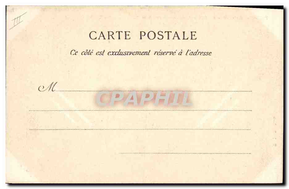 CPA Gargouille Paris Notre Dame Betes d'amortissement a la balustrade des tours — Verso
