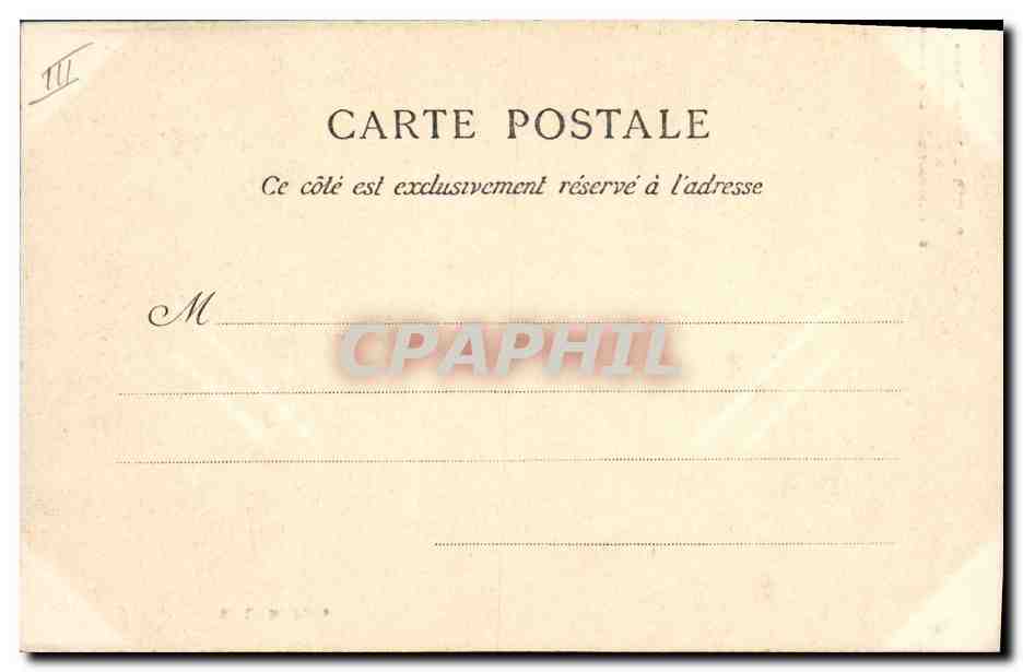 CPA Gargouille Paris Notre Dame Bete d'amortissement a la balustrade des tours — Verso