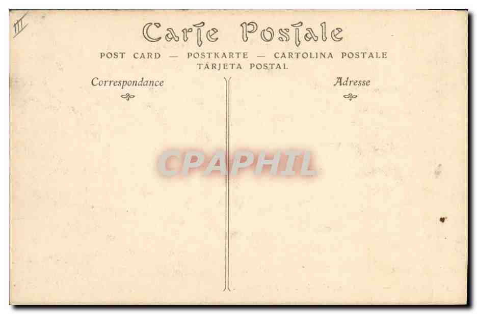 CPA Gargouille Paris Notre Dame Chimeres — Rückseite