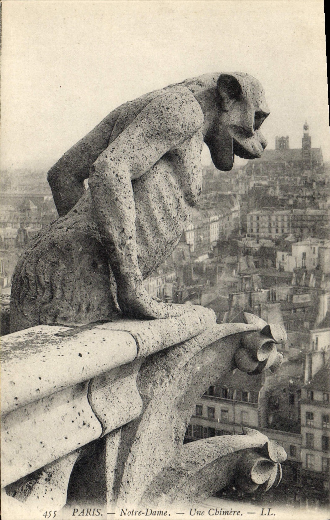 CPA Gargouille Paris Notre Dame Chimere