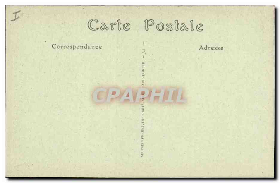 CPA Gargouille Cathedrale de Laon Chimeres — Rückseite