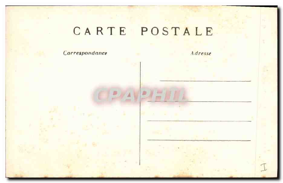 CPA Gargouille Paris Eglise Notre Dame Chimere — Rückseite