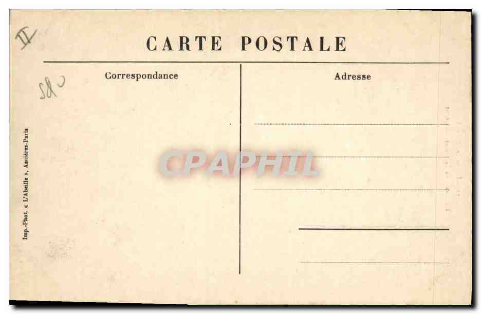 CPA Mort Eglise de Rueil Tombeau de la reine Hortense Napoleon  — Rückseite