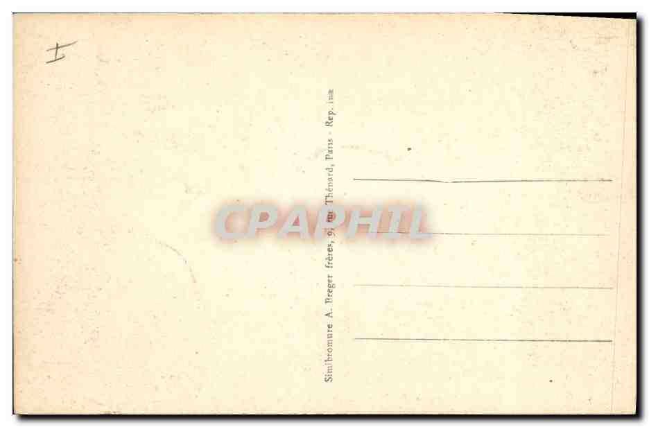 CPA Mort Saint Leu la Foret Tombeaux de la famille imperiale — Rückseite