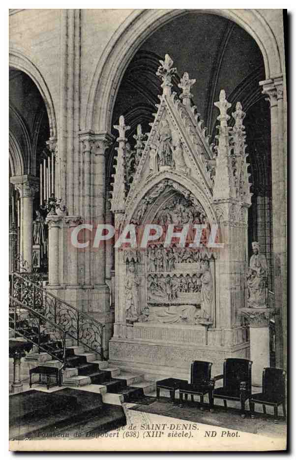 CPA Mort Abbaye de Saint Denis Tombeau de Dagobert 