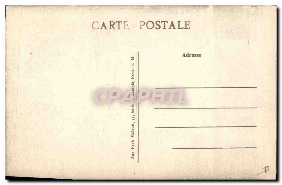 CPA Mort St Leu la Foret Interieur de l'eglise Tombeau de Louis Napoleon — Rückseite