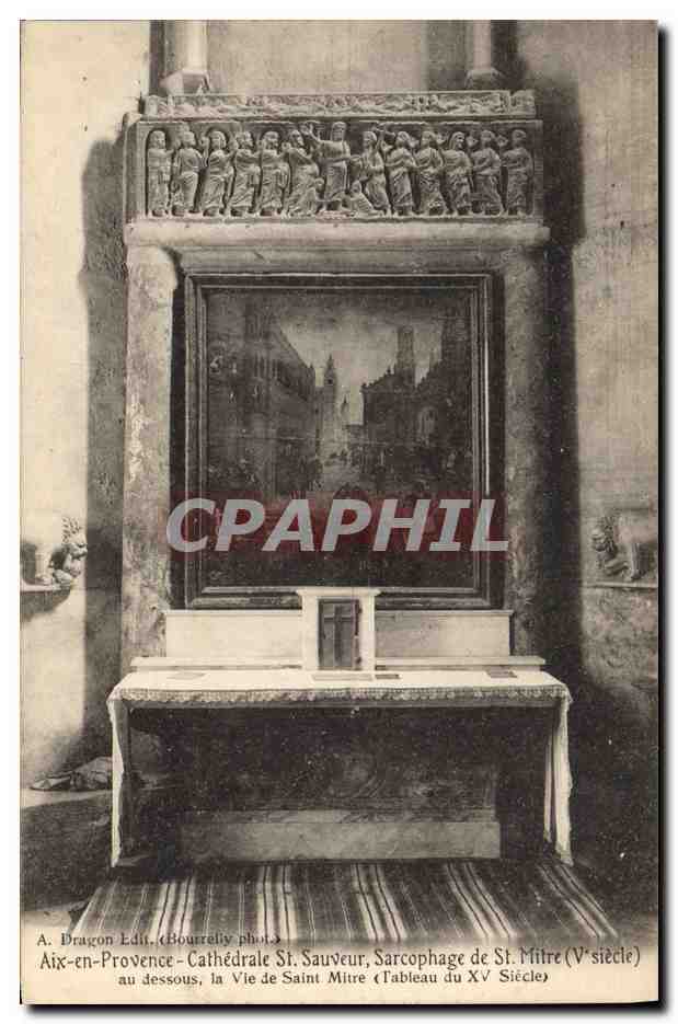 CPA Mort Aix en Provence Cathedrale St Sauveur de St Mitre 