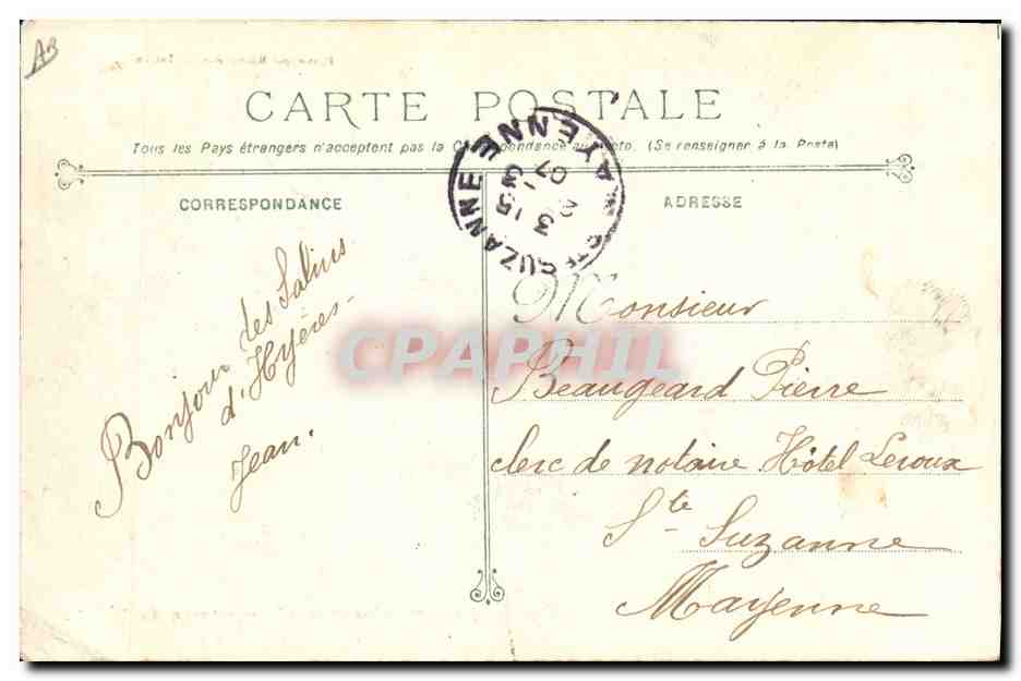 Funérailles des victimes du IÉNA — Les Familles — Marius Bar. — Toulon. — Reverso