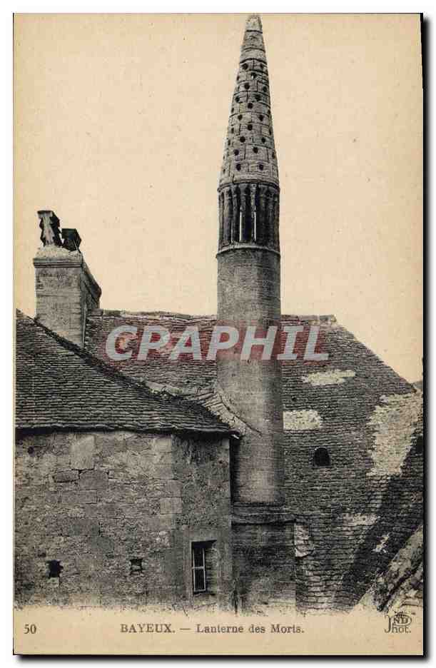 CPA Mort Bayeux Lanterne des morts
