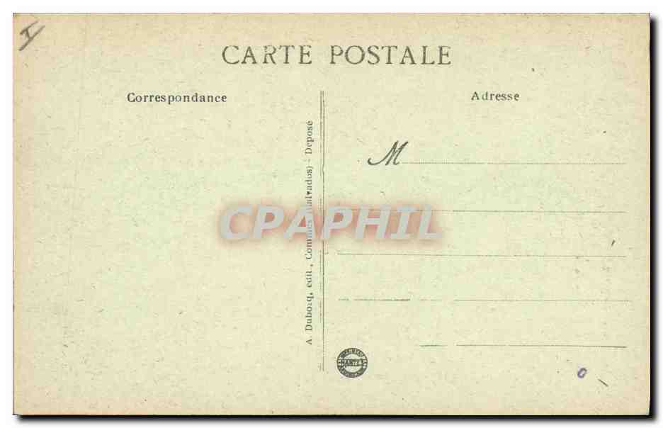 CPA Mort Bayeux Cheminee dite la lanterne des morts — Rückseite