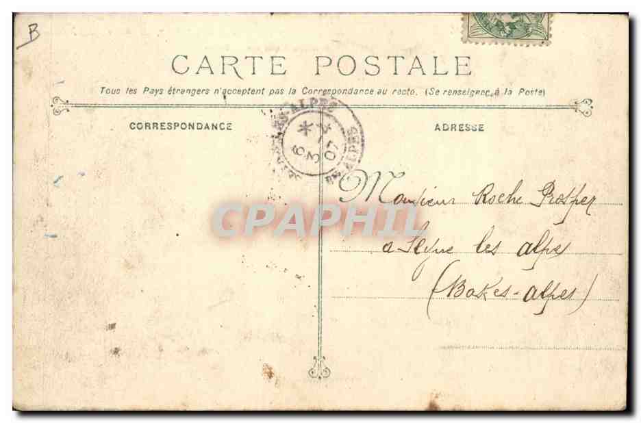 Funérailles des victimes du IENA - Les Couronnes — Phototype Marins Bar — Toulon. — Rückseite